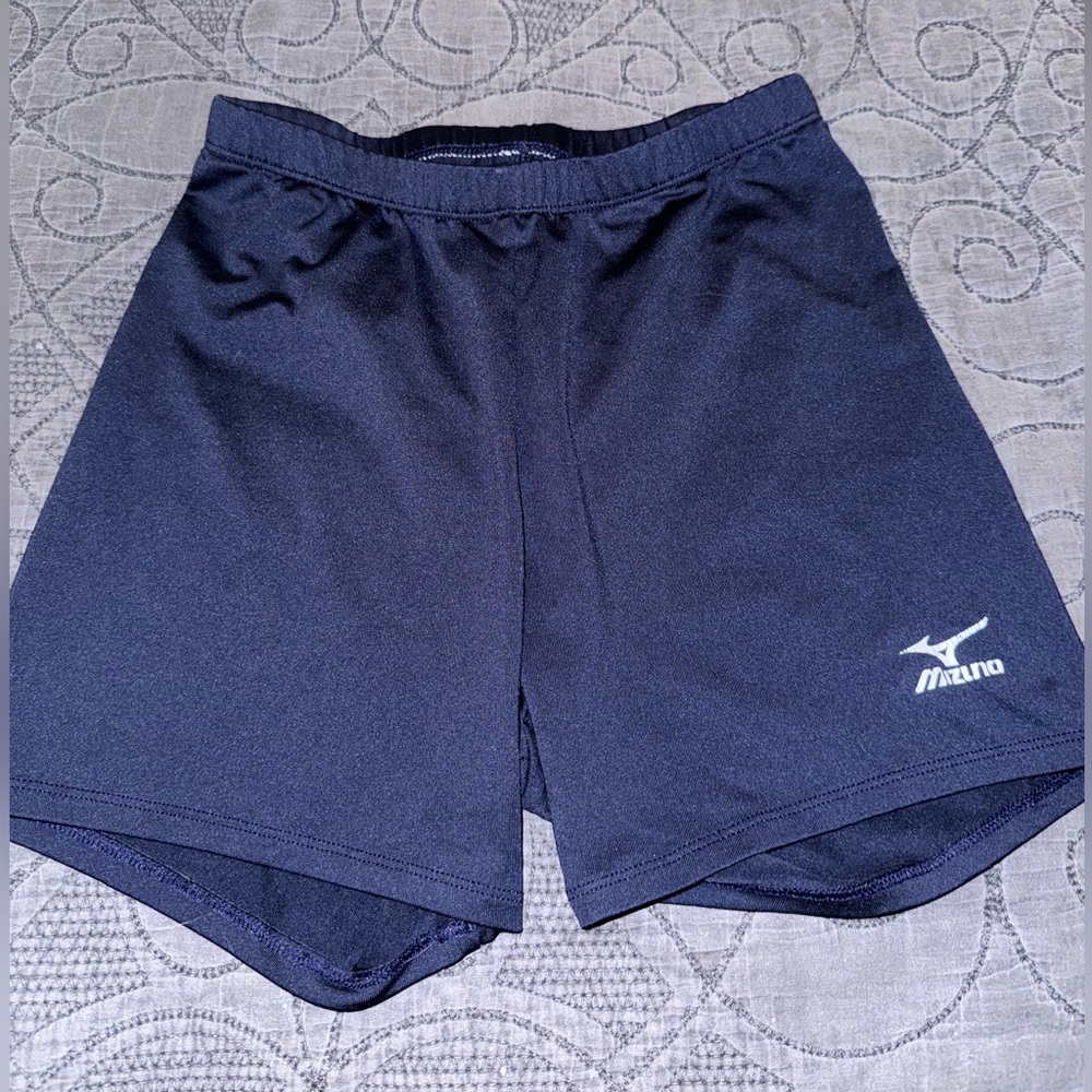 mizuno navy volleyball track spandex